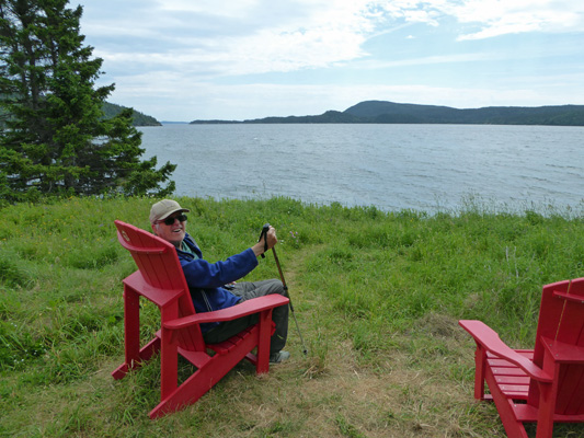 Red Chairs near Terra Nova Visitors Center