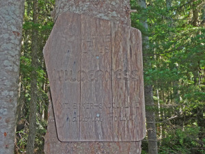 Alpine Lakes Wilderness Sign WA