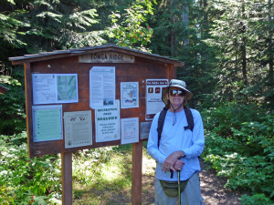 Walter Cooke at Tonga Ridge Trailhead WA