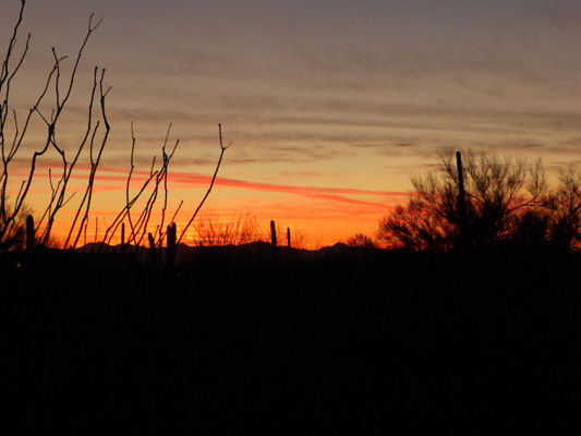 Sunset Gilbert Ray Campground