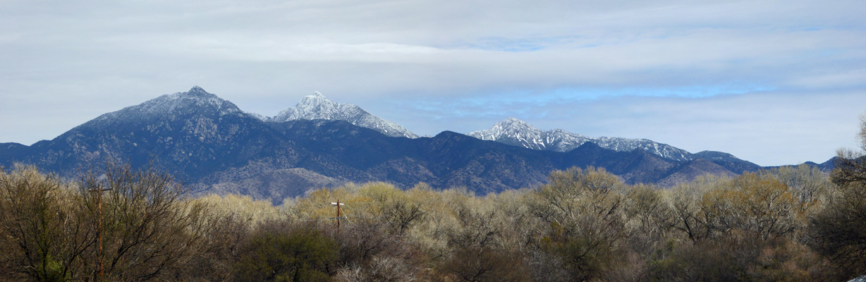 Mountain view from De Anza Historic Trail