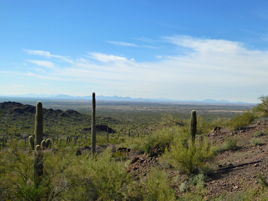 Sunset Vista Trail view Picacho Peak SP