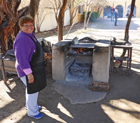 Tortilla making demonstration