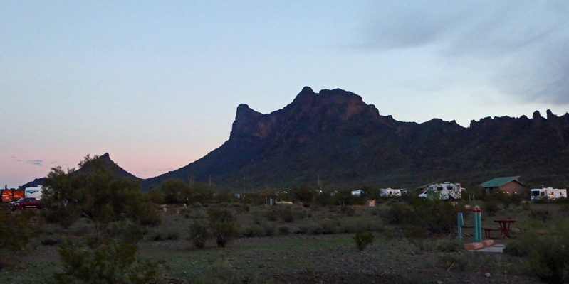 Picacho Peak SP twilight