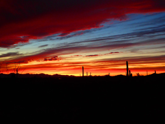 Sunset Gilbert Ray Campground