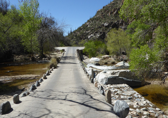 Sabino Canyon bridge