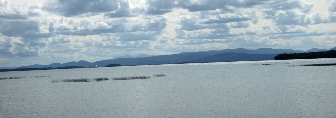 Adirondacks from Sand Bar SP