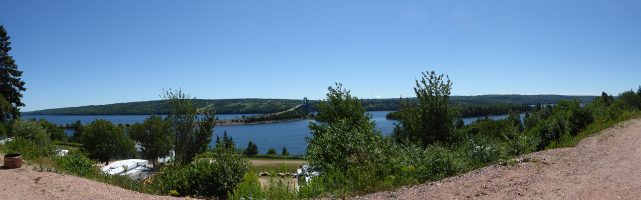 View from N Sydney KOA Campground