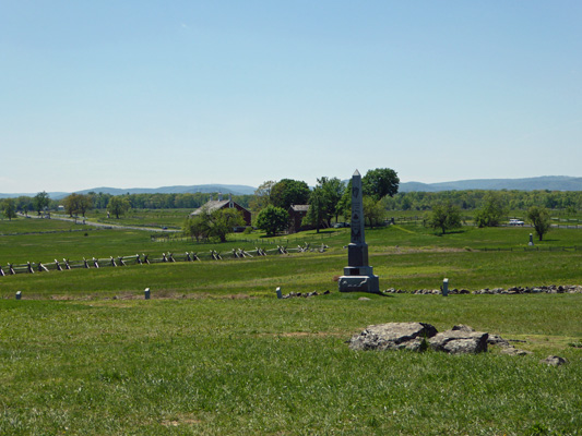 Pickett's Charge hilltop