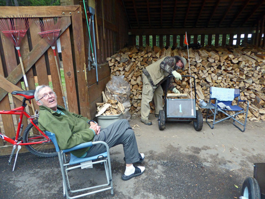 Walter and Ian Wood Shed Wallowa Lake SP