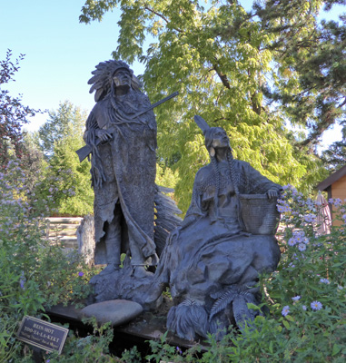 Rolling Thunder and Springtime sculptures