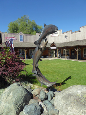 Kokanee sculpture