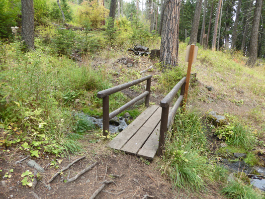 Nature Trail bridge Wallowa Lake SP