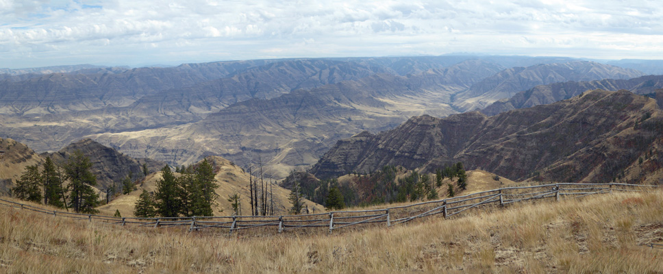 Buckhorn Lookout view Hells Canyon