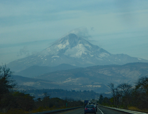 Mt Hood from I-84 at Biggs