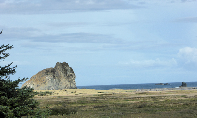 Gull Rock from near Hughes House