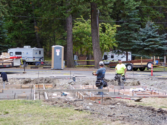 Wallowa Lake SP construction