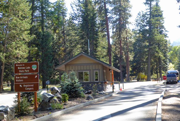 Registration Booth Wallowa Lake SP