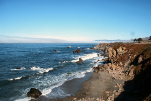 Highway 1 at Bodega Bay